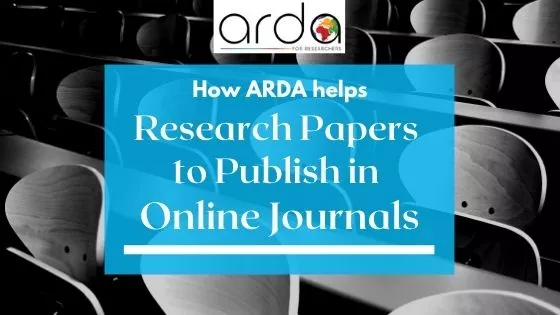 Publish Research papers in online journals