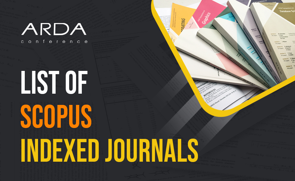 List Of Scopus Indexed Journals 2022  ARDA Publications