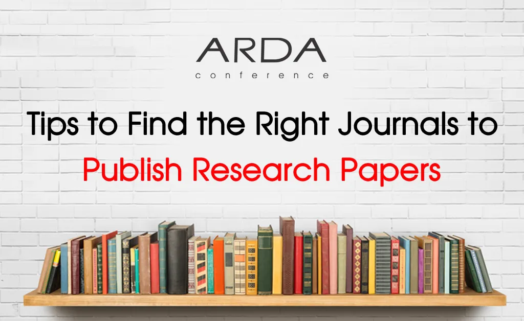 Find right journals to publish research papers
