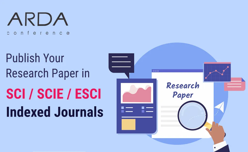 Publish your research paper in SCI / SCIE / ESCI Indexed Journals