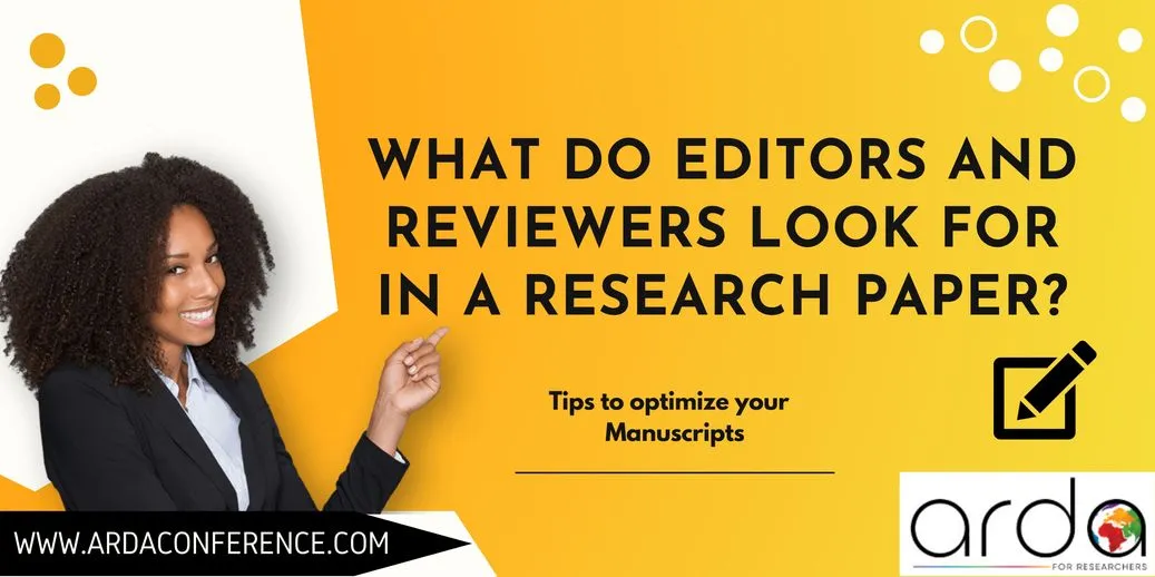 what do editors and reviewers look for in research paper