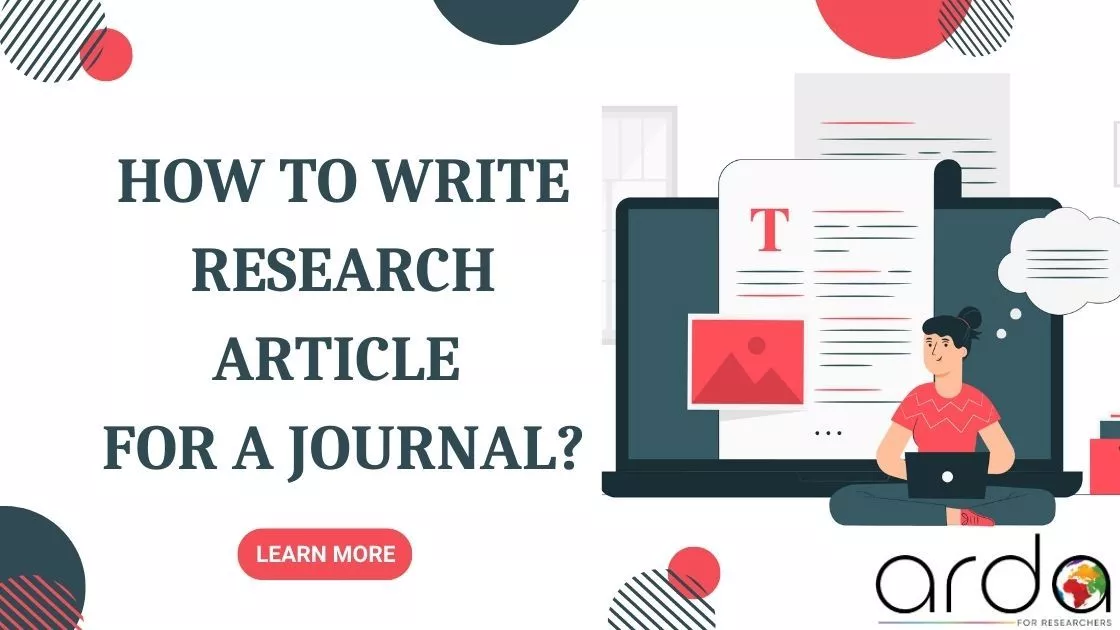 How to write research article for a journal